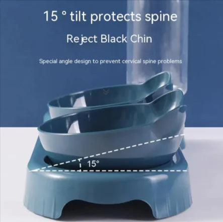 Comedero Antivuelco para Gatos